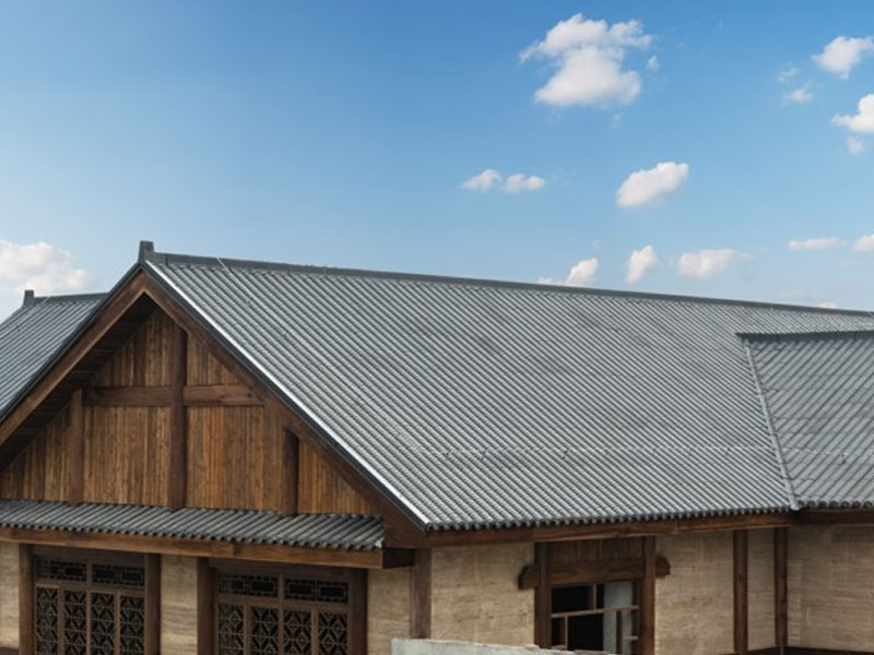 Hliníková hořčík manganský hui styl starožitné indigové kovové střešní dlaždice