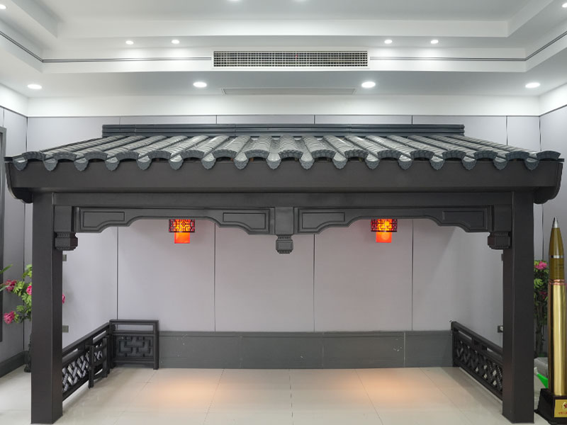 Hliníková hořčík manganský hui styl starožitné indigové kovové střešní dlaždice