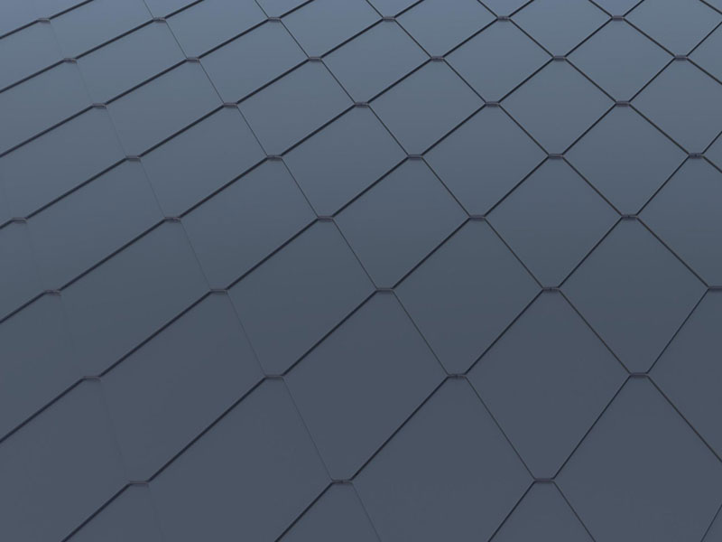 Hliníková hořčík kompozitní diamant ve tvaru kovové střešní dlaždice